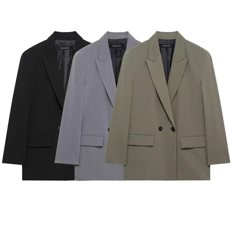 

Women's Jacket 2025 Fall News And Jackets Oversize Blazers For Woman Korean Reviews Formal Women's Jacket Coat Office Look Wear