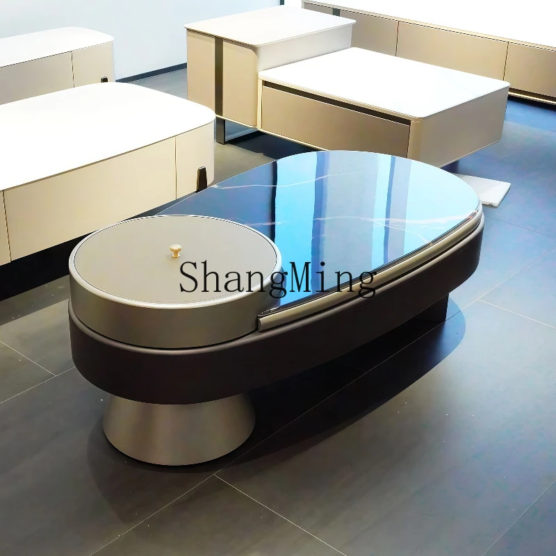 

ZYY living room dining room modern light luxury household small apartment storage creative coffee table