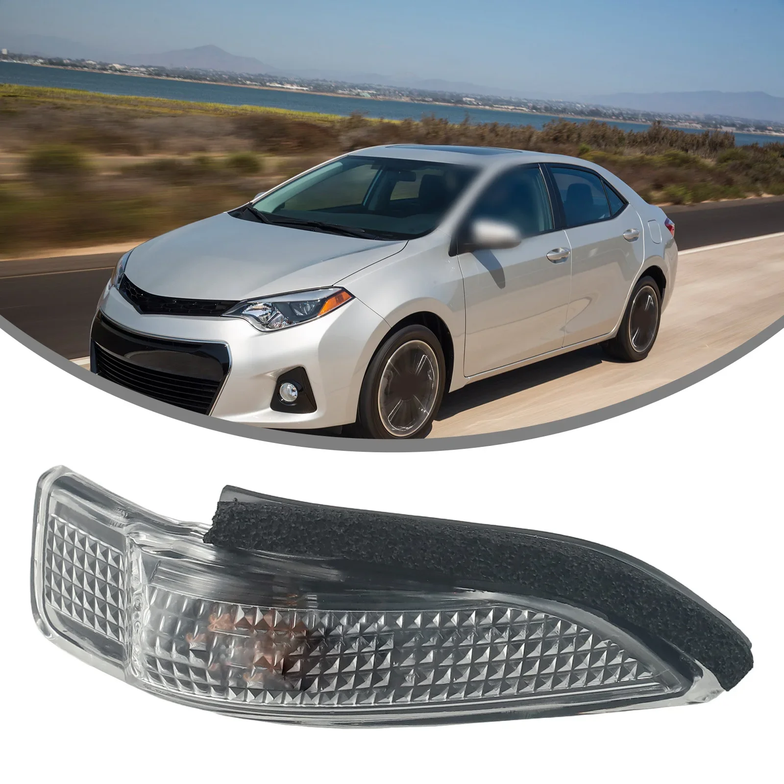 Right Side Rearview Mirror Turn Signal Light Lamp For Toyota For Corolla 2014 To 2017 Mirror Lower Turn Signal