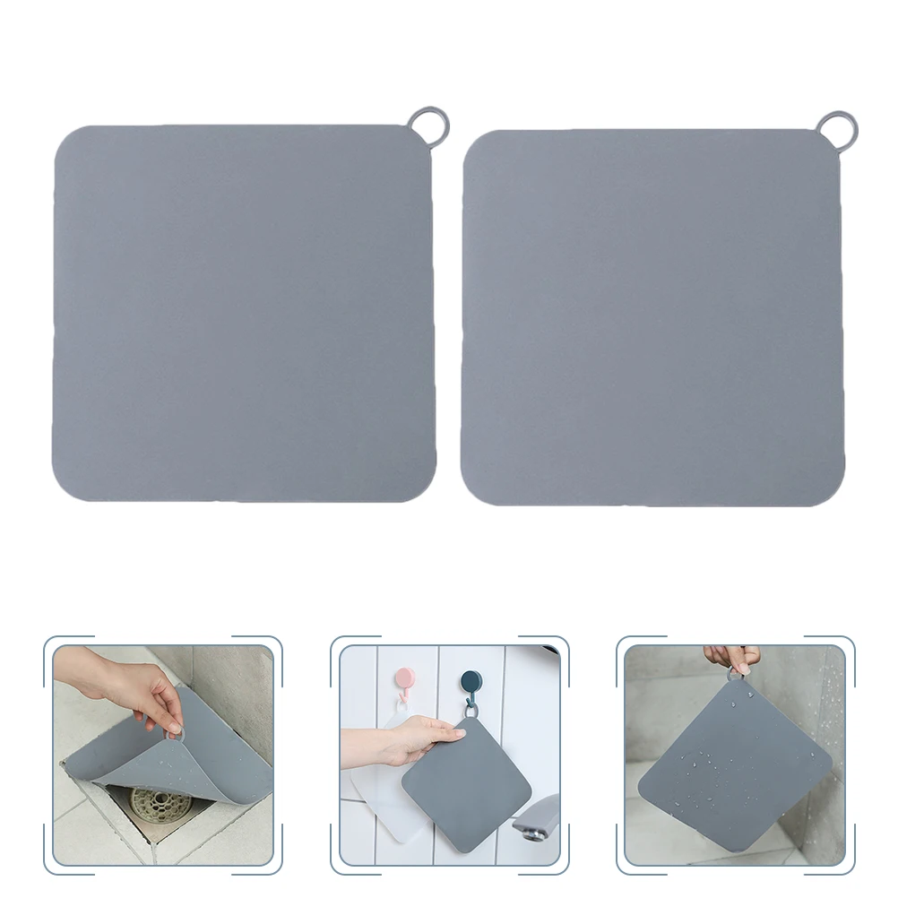 

2pcs Silicone Anti-Odor Cover For Kitchen Bathroom Sink Floor Drain -- Sewer Draining Cover Floor Drain Covers