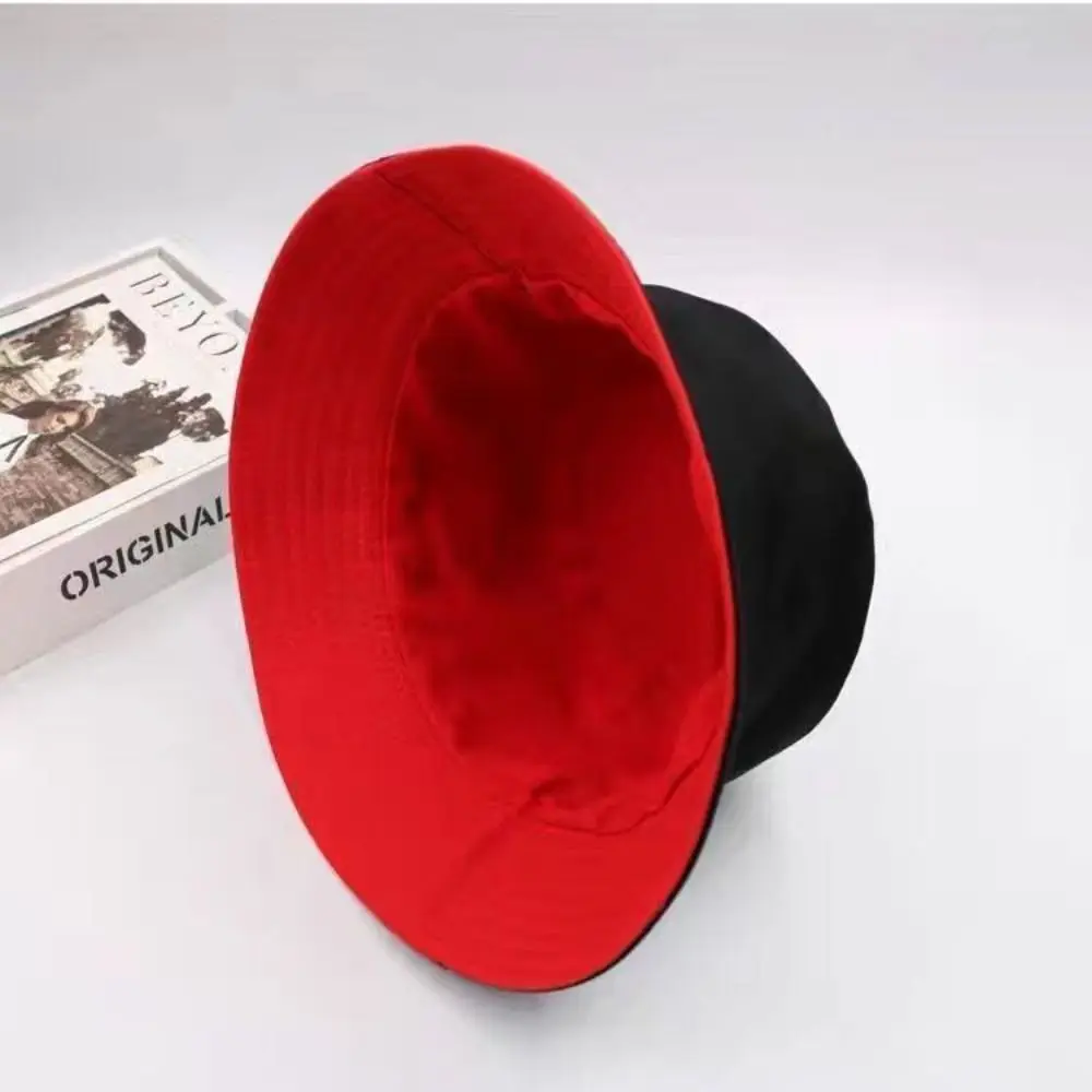 Frühling Sommer Doppelseitiger Bucket Hat mit Breiter Krempe Sonnenschutz Strandhut Faltbarer Tragbarer Sonnenhut für Damen und Herren Fischerhut