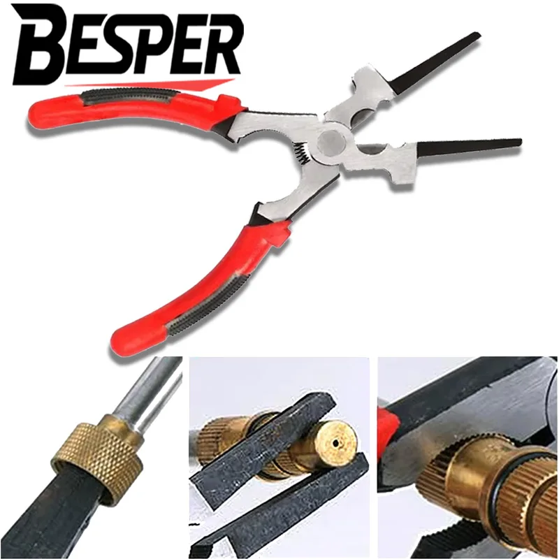 20.32 cm Multi-Purpose Welding Pliers Welding Tool Auxiliary Pliers with Ergonomic Insulated Grips for Automotive Welding