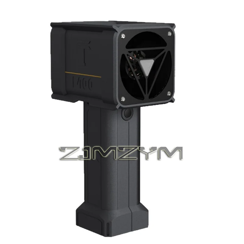 휴대용 덕트형 터보팬 64mm 브러시리스 모터 1.4kg 추력 제트 팬 400W 전력 먼지 블로워 무단속 속도 조절 청소 도구