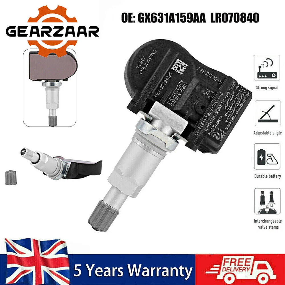 For Range Rover Sport Evoque Velar Jaguar TPMS Tyre Pressure Sensor GX631A159AA