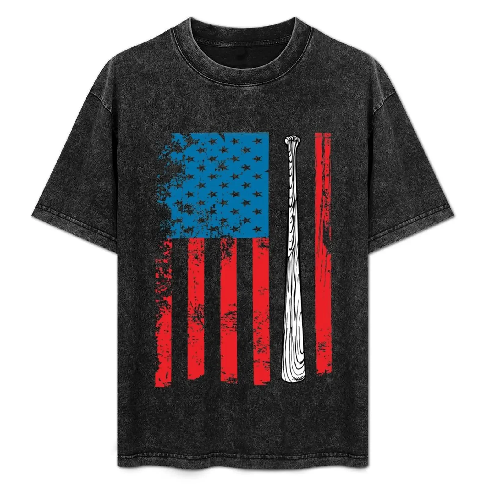 

Baseball American Flag | Baseball Gifts clothing Accessories Gear Sayings Gifts for Men Gifts for Women Kids T-Shirt
