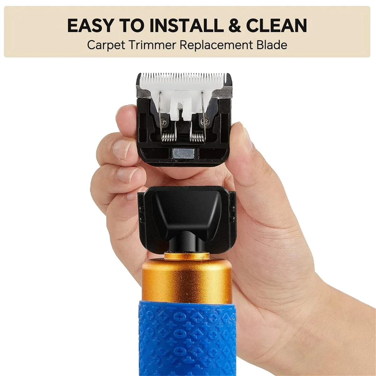 Rug Tufting Trimmer Replacement Blades, Fits for All 200W Carpet Trimmer Tufting(2PCS) ZJY