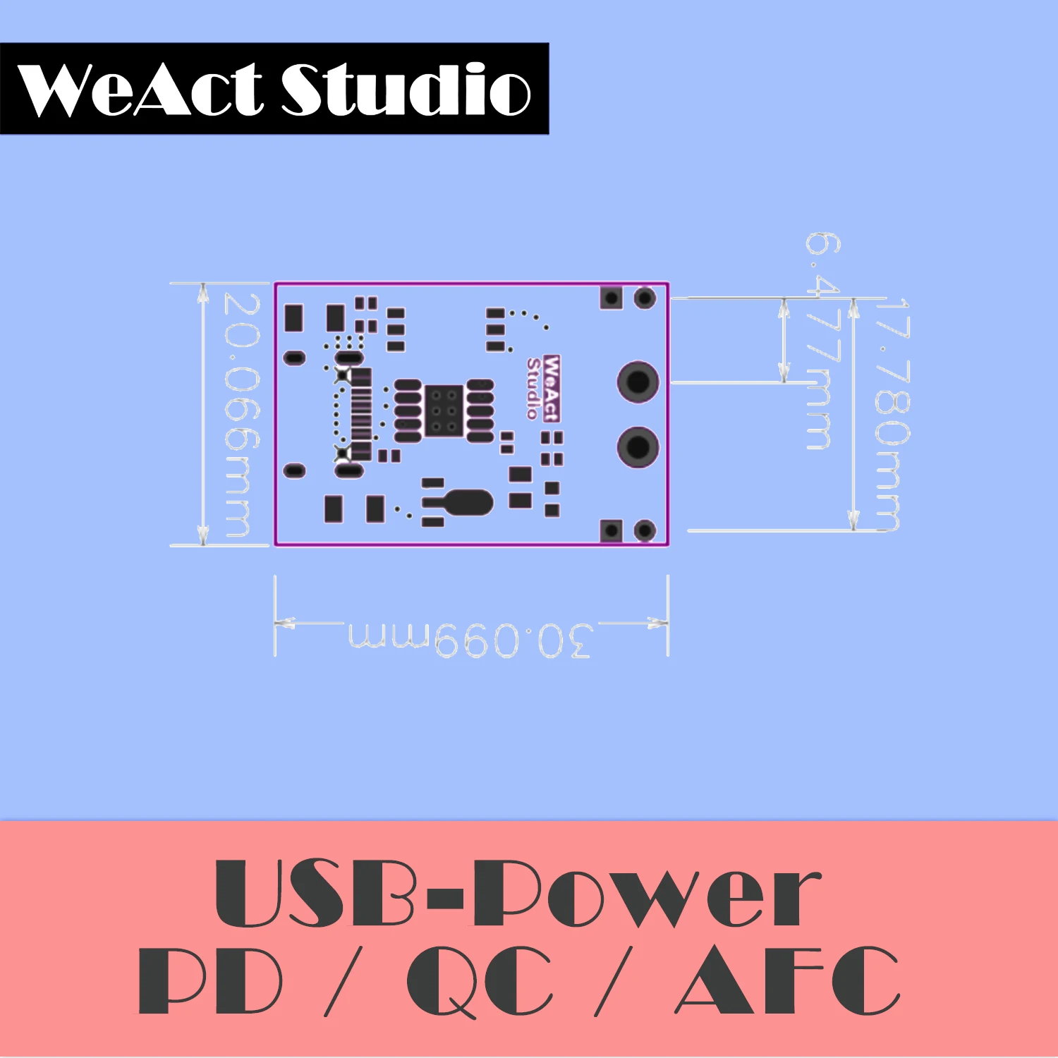 Loại C QC AFC PD2.0 PD3.0 DC Thìa Giả Lừa Đảo Sạc Nhanh Kích Hoạt Khu Vực Bỏ Phiếu Báo USB-PD Xách Tay Cung Cấp Điện thay Đổi Mô-đun