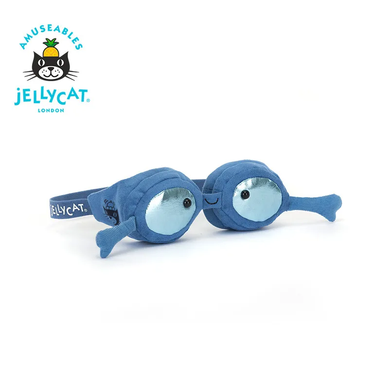 

Плюшевая игрушка Jellycat (Великобритания) в виде очков для плавания, креативная кукла-фигурка, украшение