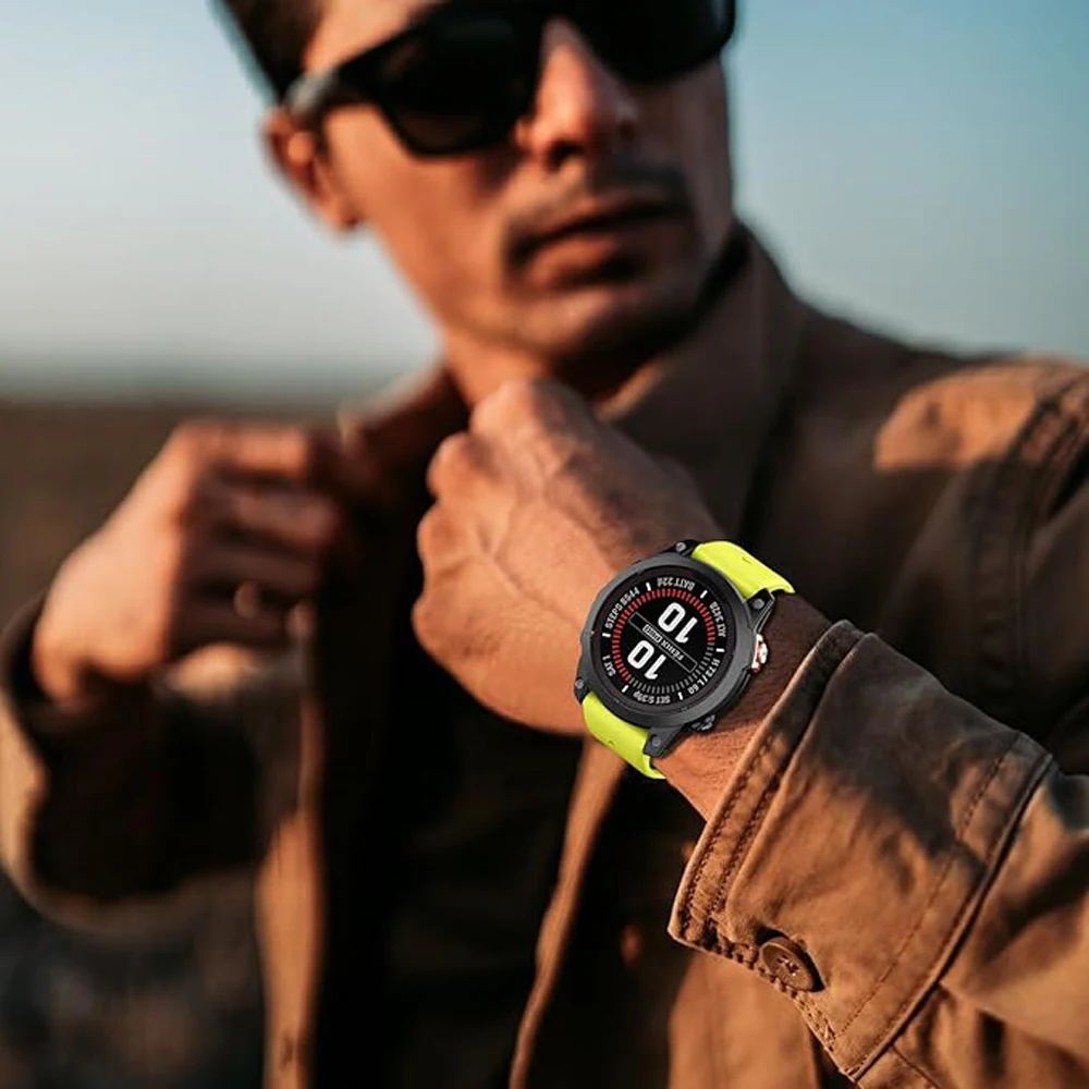 22mm 26mm Silikonarmband für Garmin Fenix 8 E 7X 7 Pro Solar/6X 6 Sapphire 5X/Epix/Tactix 8 QuickFit Uhrenarmband 1:1 Offizielles Armband – Detail 15