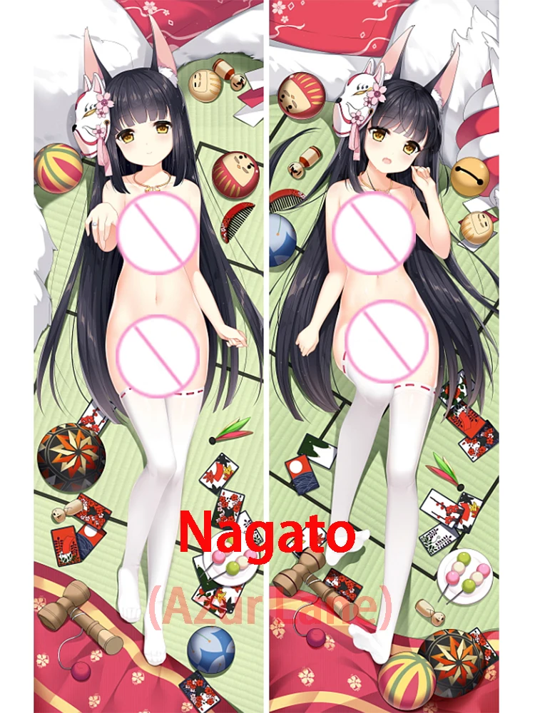 Dakimakura Nagato (Azur Lane) Double-sided Print Japanese Anime Life Size Body Hugging Pillowcase