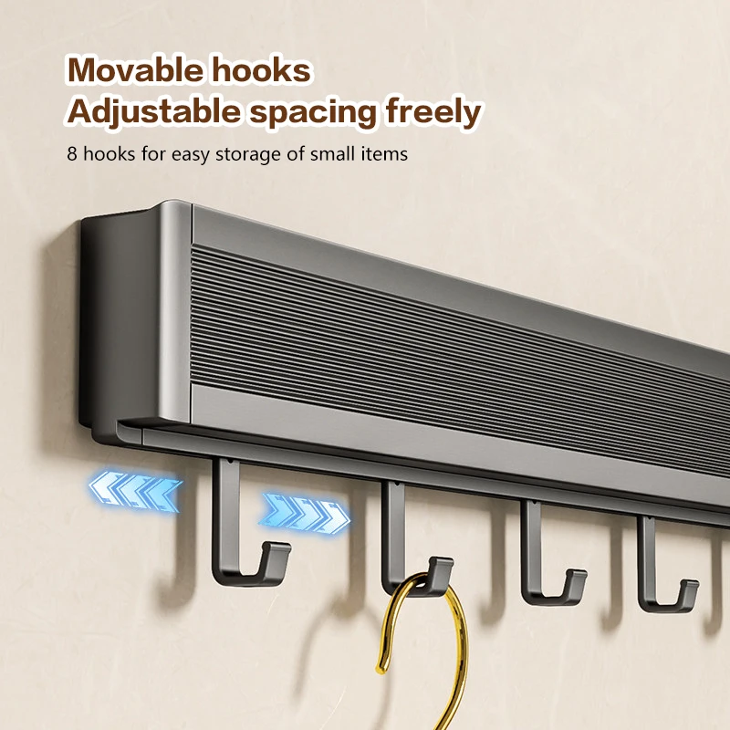 Versatile Compact Wall Mounted Foldable Retractable Drying Rack No Drill For Bathroom Laundry Sink Socks Shoes And Towels 3