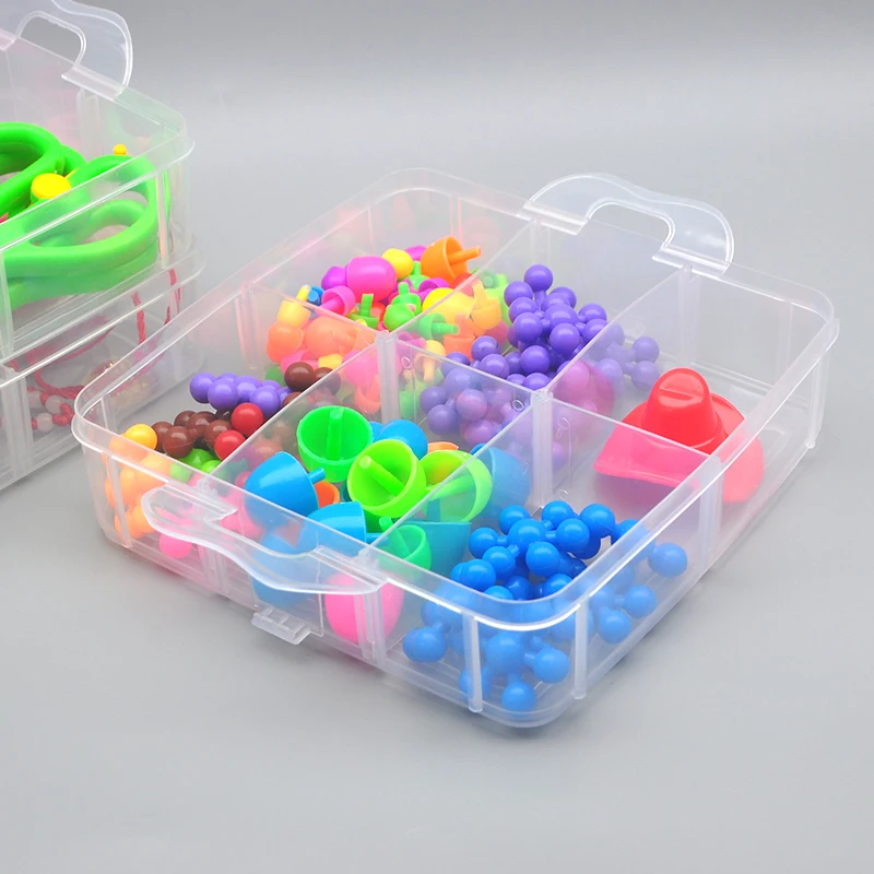 1-109 stücke Transparente Abschließbare Box Kleine Objekt Lagerung Box Angeln Getriebe Zubehör Box Kunststoff Material – Detail 32