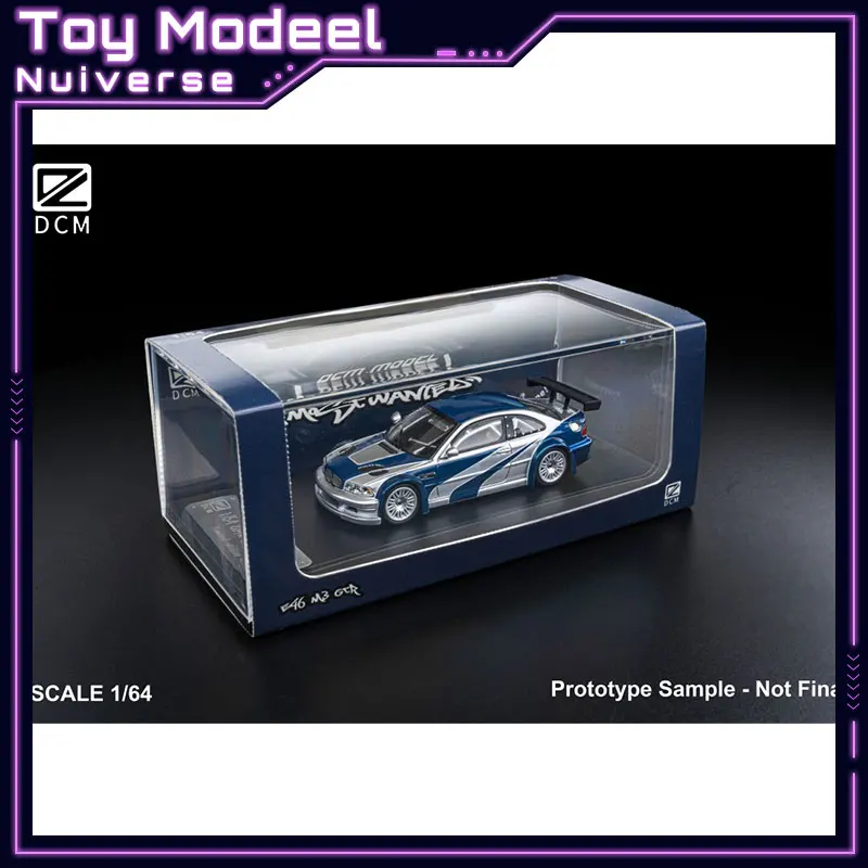 

DCM BMW M3 E46 Drift Blue White 1/64 Scale High Detail Diecast Alloy Car Classic Model Real Collectible Ornament Perfect Gift