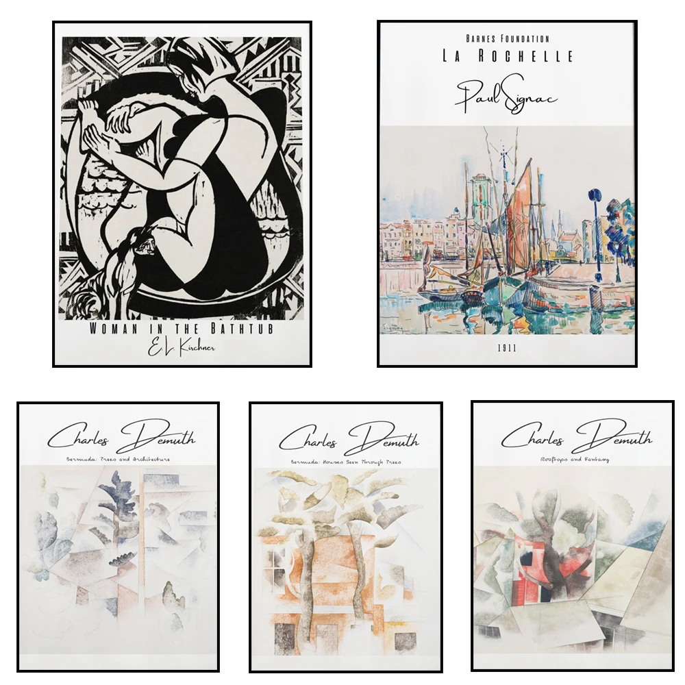 Ernst Ludwig Kirchner; Expressionism: Paul Signac; Charles Demus; Architecture: Paul Nash; Henry-Edmund Cross; Art Posters: