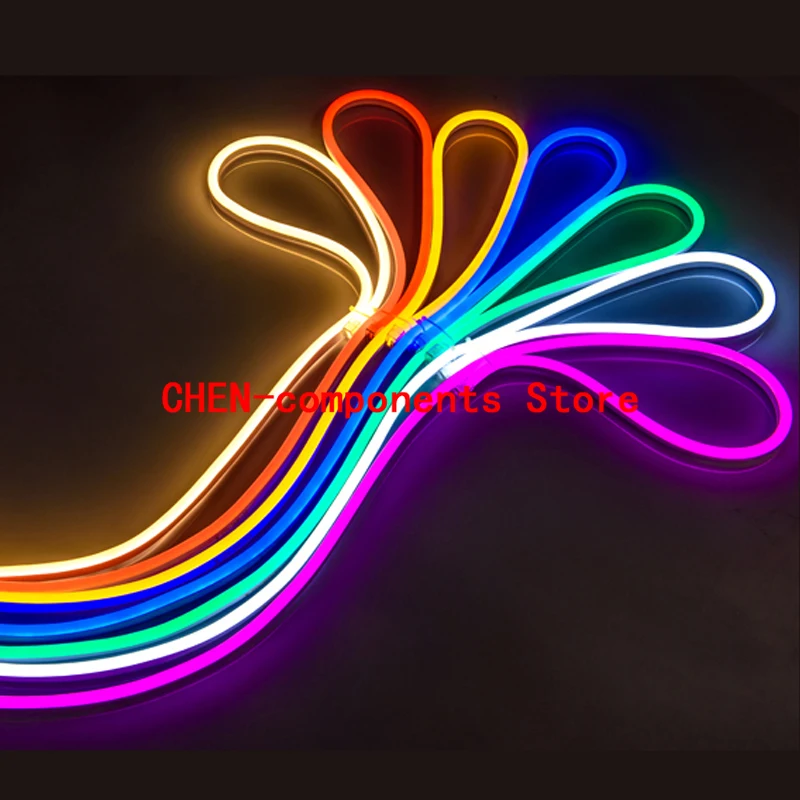 

LED Light Strip Semi-Circle Flexible Neon Light Outdoor Waterproof Advertising Patch Highlight Light Strip Project Lighting Lamp