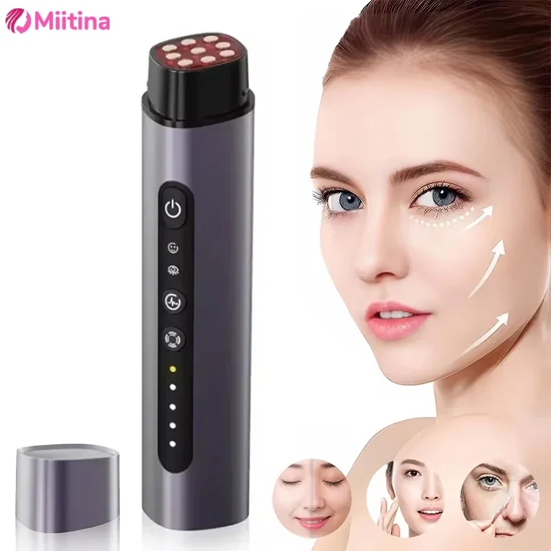 

EMS Micro-current Beauty Instrument Instrument New LED Photon Skin Rejuvenation High Frequency Tighten Brighten Firm Beauty Tool