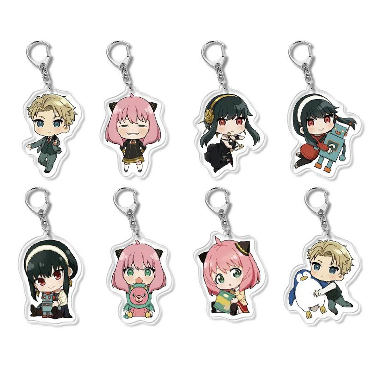 Anime GOODS Acrylic Keychain cute y2k SPY×FAMILY keychain for bag keys car key bag backpack collection display accessories