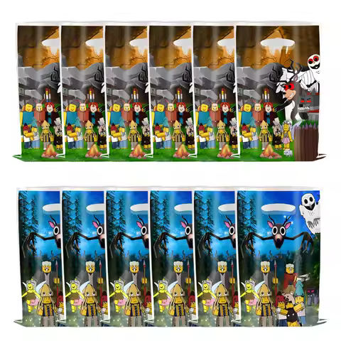 10/20/30 Pcs Handbag Candy Bags Roblox 99 Nights In The Forest Birthday Party Decor Kids Gift Bag Baby Shower Game Party Supplie