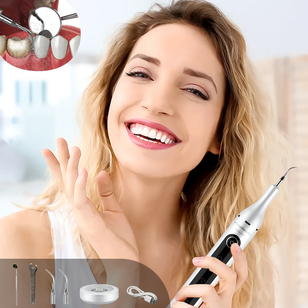 Ultrasonic Dental Scaler For Teeth Tartar Stain Tooth Calculus Remover