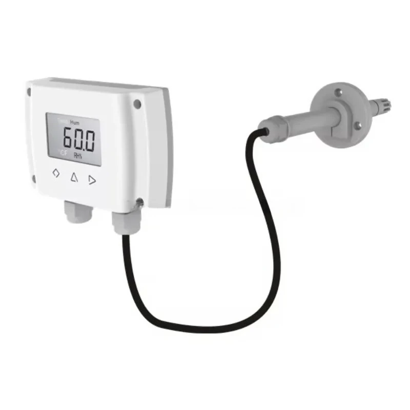 Split Type Indoor Temperature Humidity Transmitter RS485 Output T&RH Sensor Detector for Server Room Warehouse Monitoring