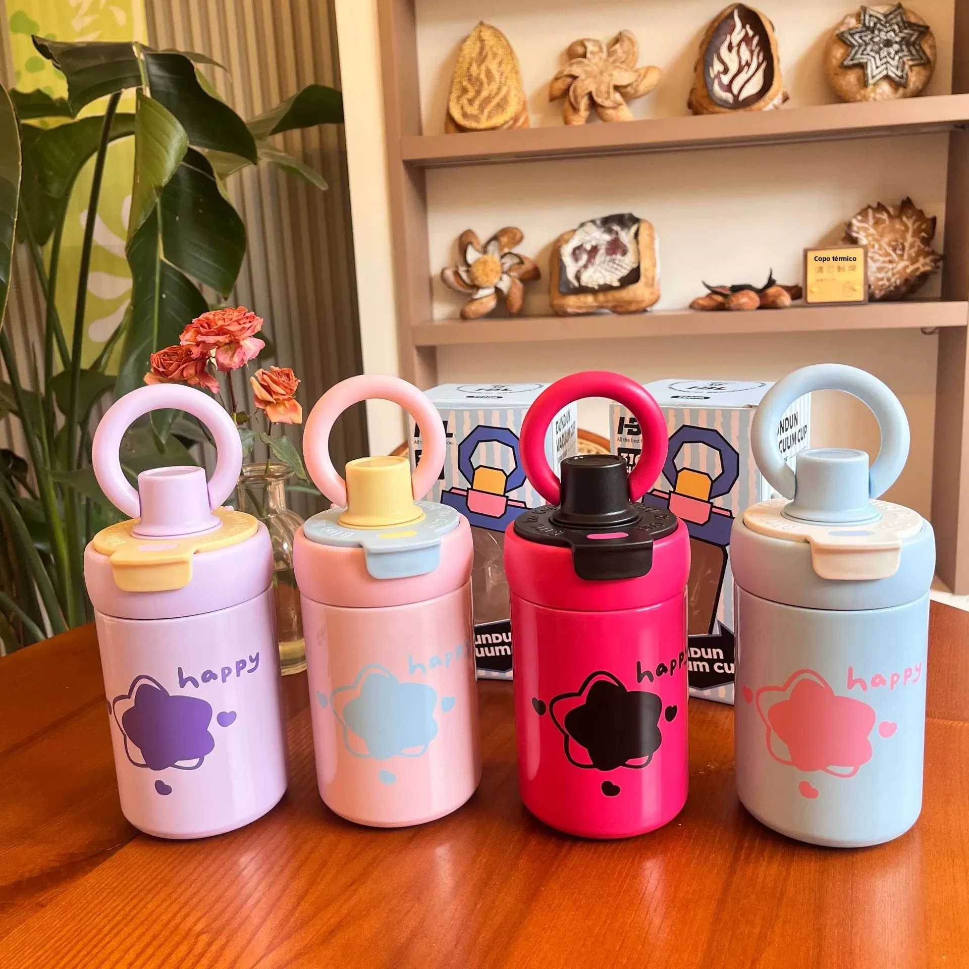 corjane-高美的性プラスチック製ウォーターカップ-ハンドル付き-女性用-飛散防止-茶水分離-ストローカップ-モダン-シンプルスタイル