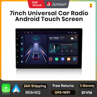 Junsun 7 inch Universal Car Stereo Radio CarPlay Android Auto For Fiat Renault Nissan Peugeot Multimedia Player GPS Navigation