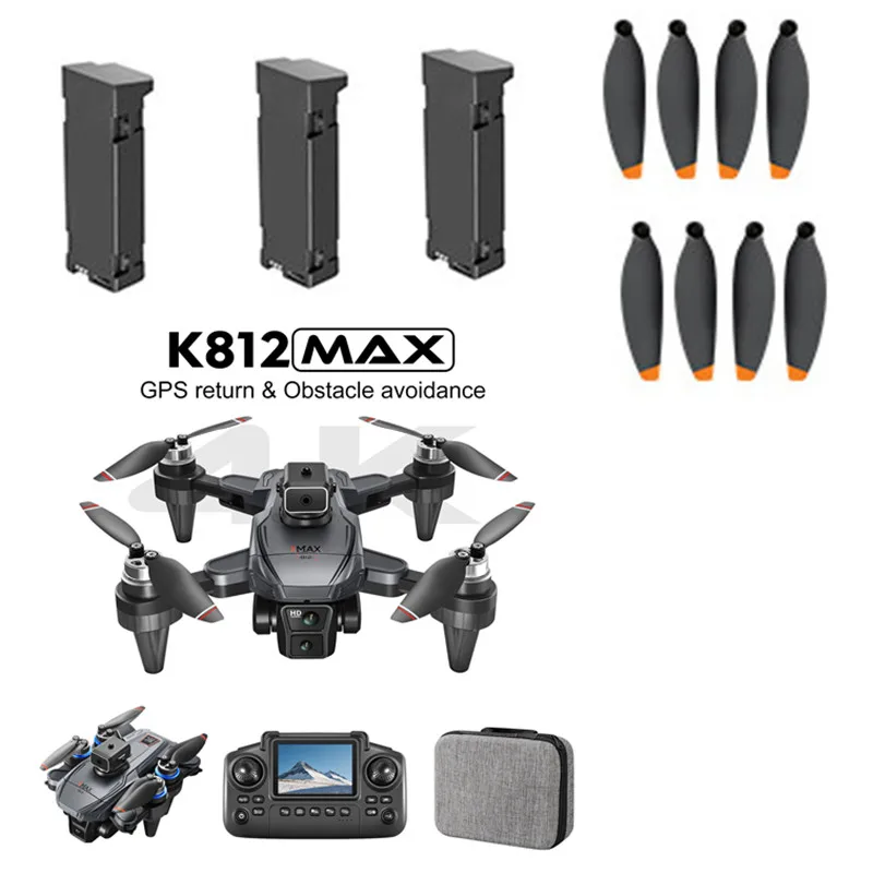 

Запчасти для радиоуправляемого дрона K812 MAX 3,7 В, 2000 мАч, аккумулятор/пропеллер для K812 MAX, аксессуары для дронов K812max, аккумулятор для дрона с экраном K812, игрушка для дрона