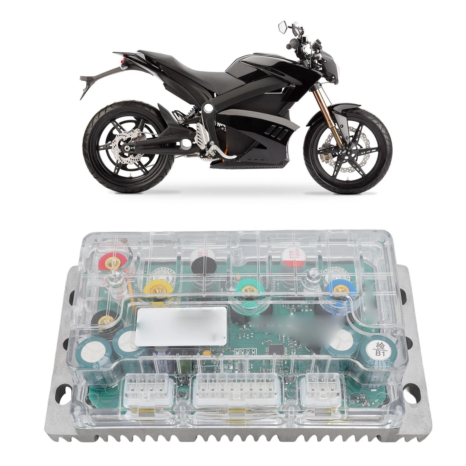 

DC Brushless Motor Speed Controller 72V 260A Transparent Case Water Proof Brushless DC Motor Controller for 2000W QSMotor