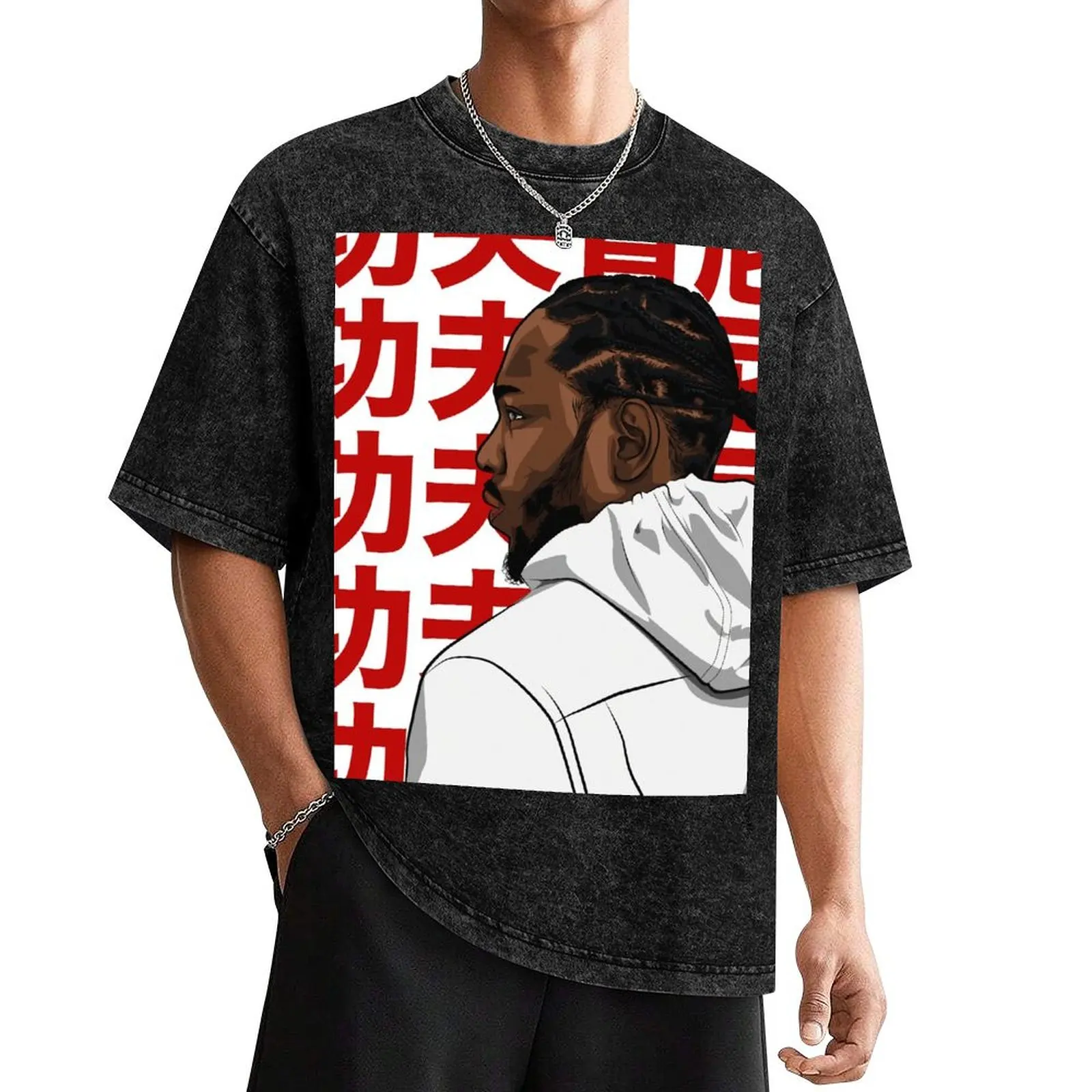 KENDRICK LAMAR (KUNG FU KENNY) T-Shirt baggy shirts shirts graphic tees hippie clothes street wear plain white t shirts men