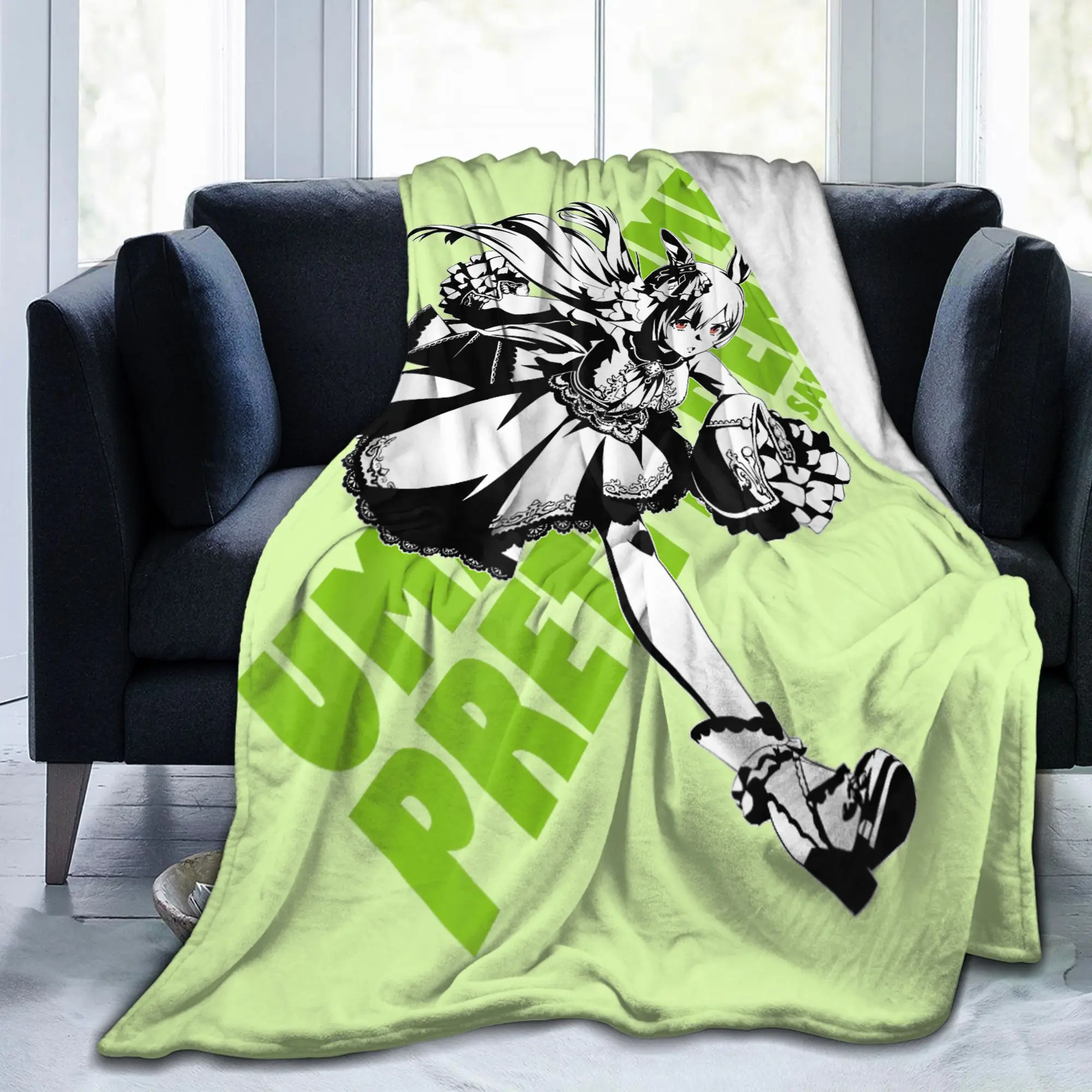 Umamusume Pretty Derby Satono Diamond Blankets  Flannel Novelty Soft Throw Blanket for Bedspread Spring Autumn Travel
