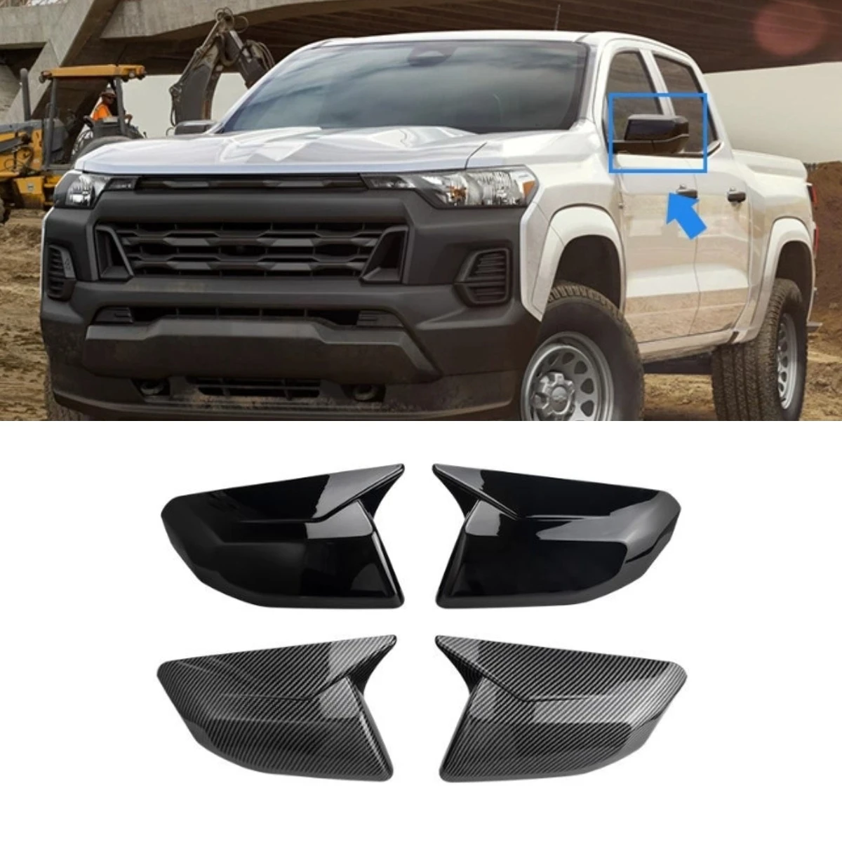 

Автомобильная крышка заднего вида, защитные колпачки для зеркал, крышка зеркала заднего вида для Chevrolet Kurode 2023-2024, комплект кузова, автомобильные аксессуары