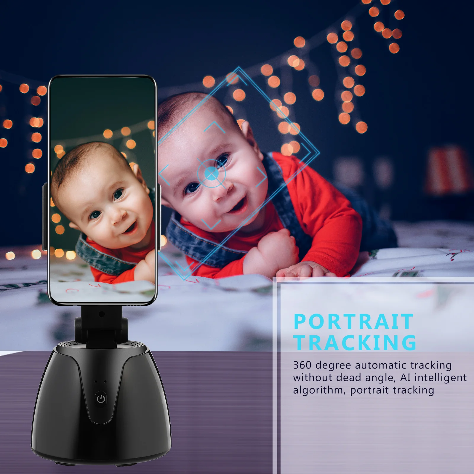 ขาตั้งโทรศัพท์แบบหมุนได้ 360 องศา พร้อมระบบกันสั่นสำหรับแท็บเล็ต ใช้สำหรับบันทึกวิดีโอกลางแจ้ง