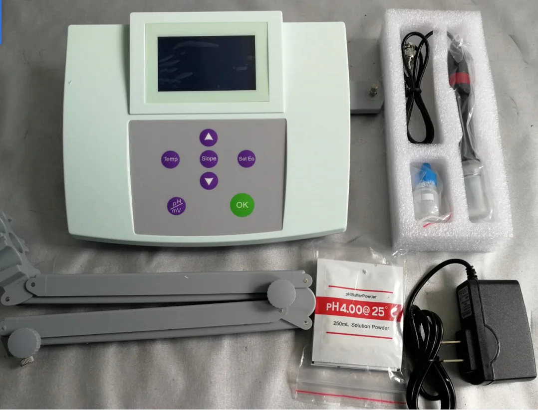 انخفاض سعر مقياس درجة الحموضة الرقمية الحموضة متر Phmeter مختبر متر ph لدم الحليب الماء #3