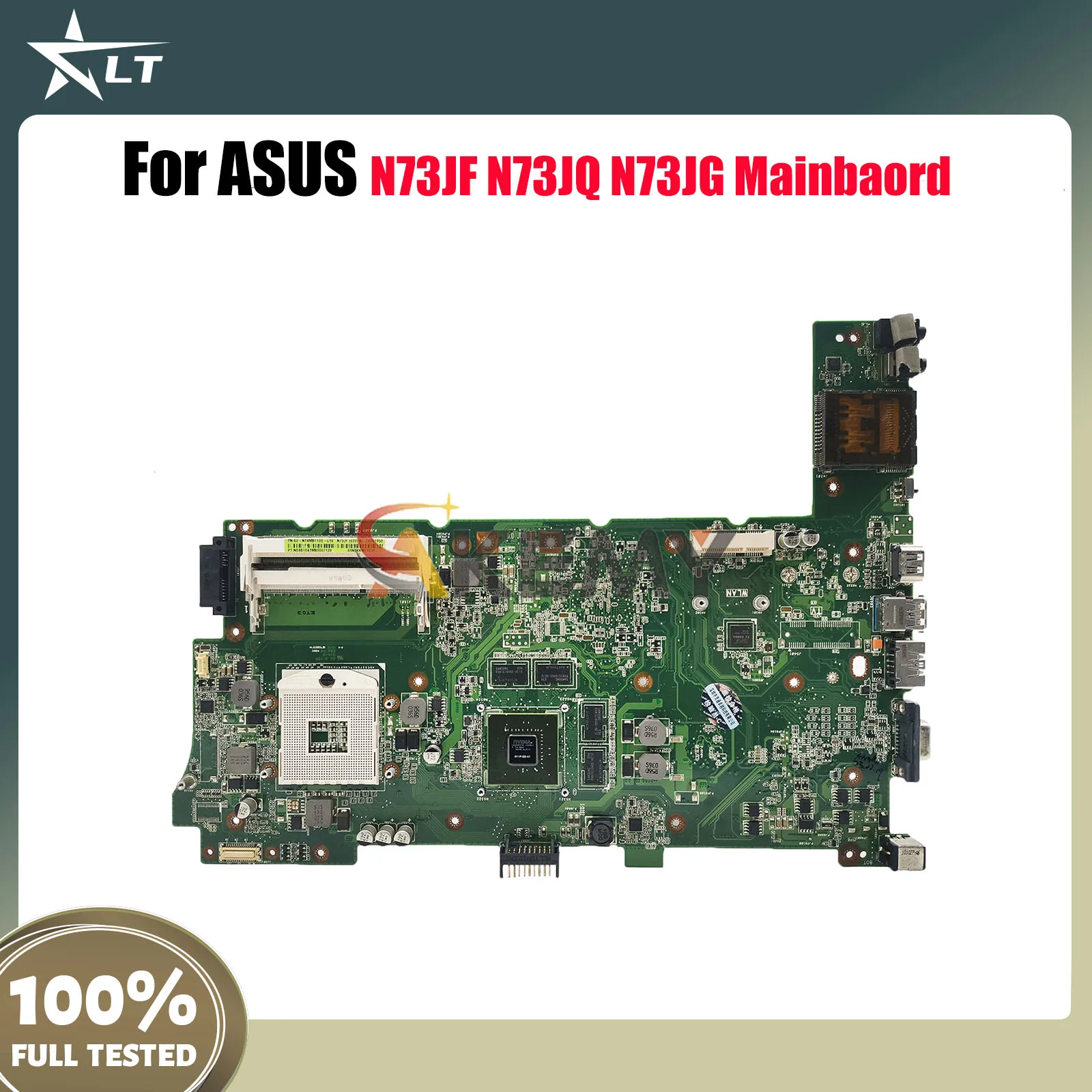 

N73JF Laptop Motherboard For ASUS ROG N73JF N73J N73JQ N73JG Notebook Mainboard in stock 100% tests OK fast shipping Top quality