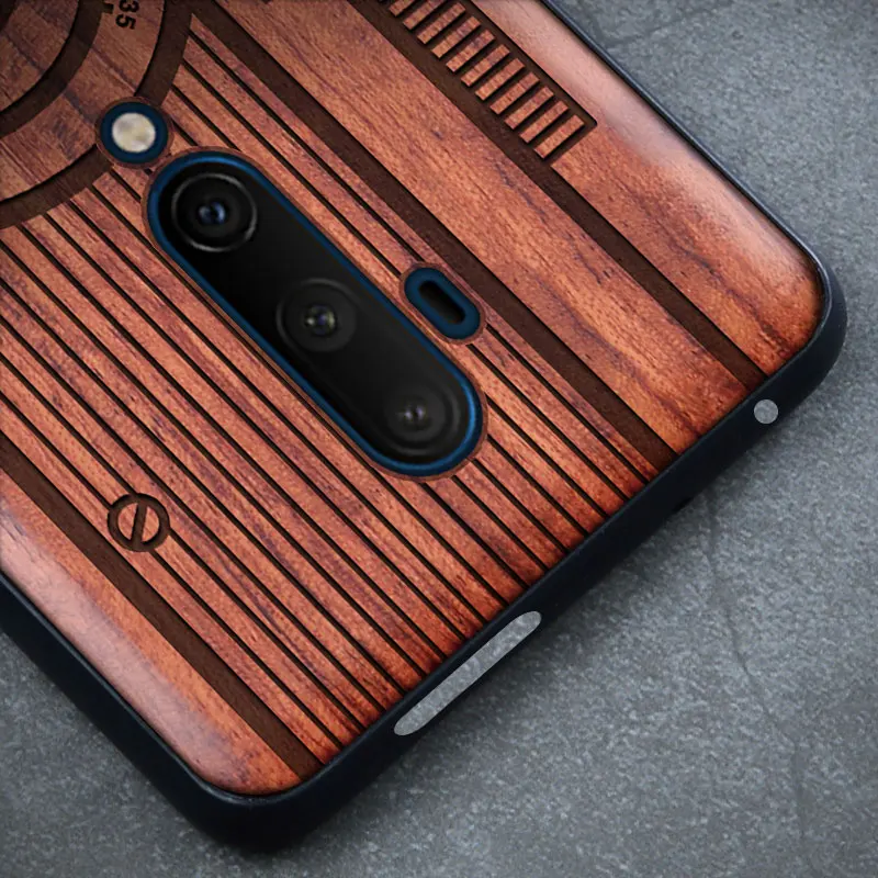 Shockproof Real Wood Phone Case For Oneplus 9 Pro Case Wooden Full Cover Silicone Coque For Oneplus 7 7T 8 Pro 8T 9R Case Funda