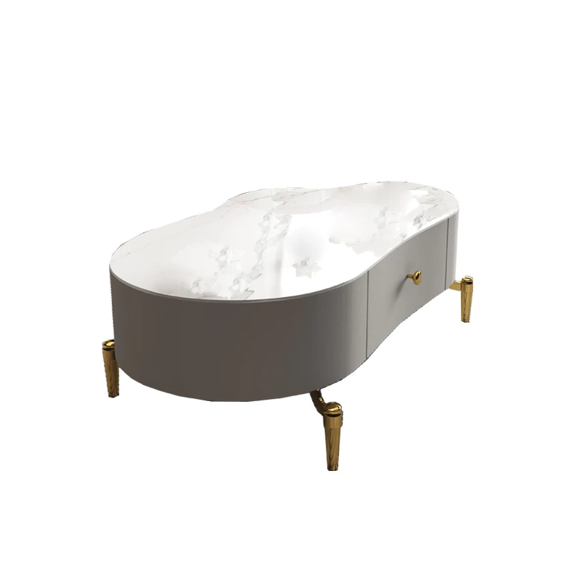 

Cloud coffee table irregular light luxury, modern simplicity, creative special-shaped living room, household cream