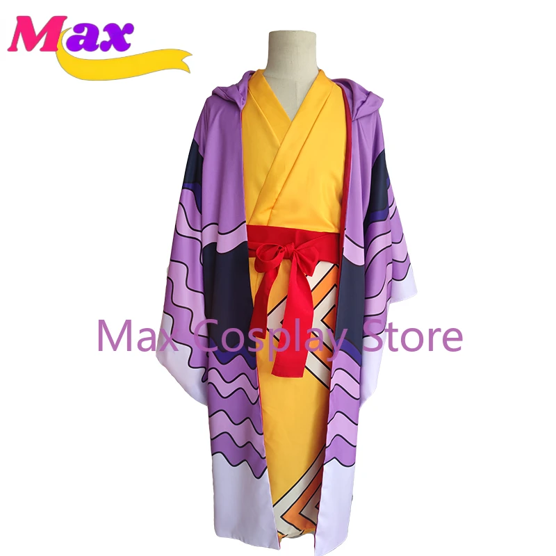 Max Cos Anime Wano Country Jinbe Cosplay Costume Kimono Outfit Customized size