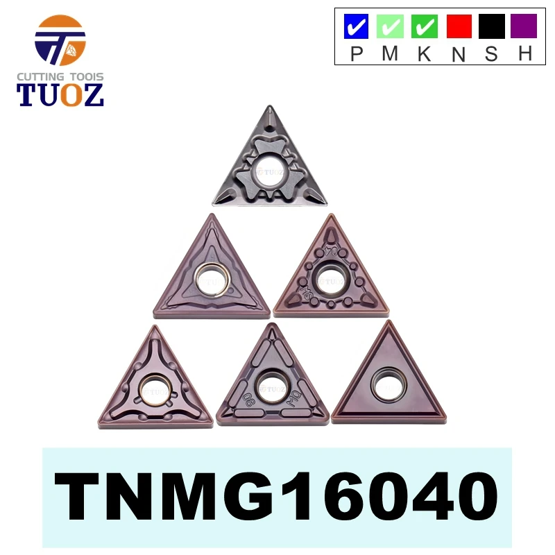 

TUOZ Высококачественная твердосплавная пластина TNMG160404 TNMG160408 для обработки Stee MTJNR Вставка Металлическая часть токарного станка
