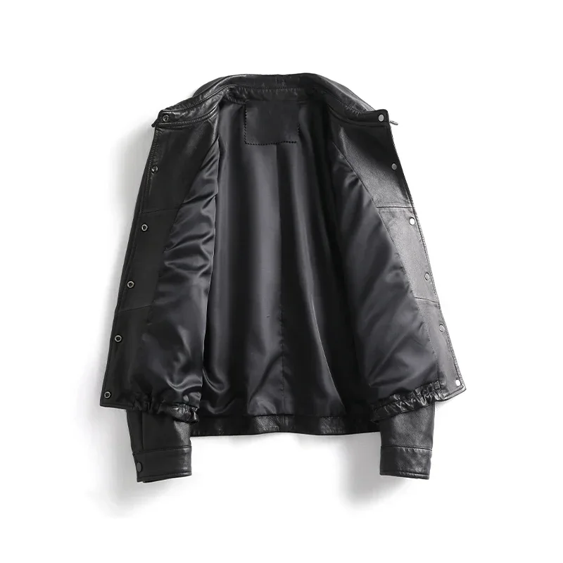 Tajiyane-女性のための本革のジャケット,女性のための本物のシープスキンジャケット,短い革のジャケット,2023春と秋