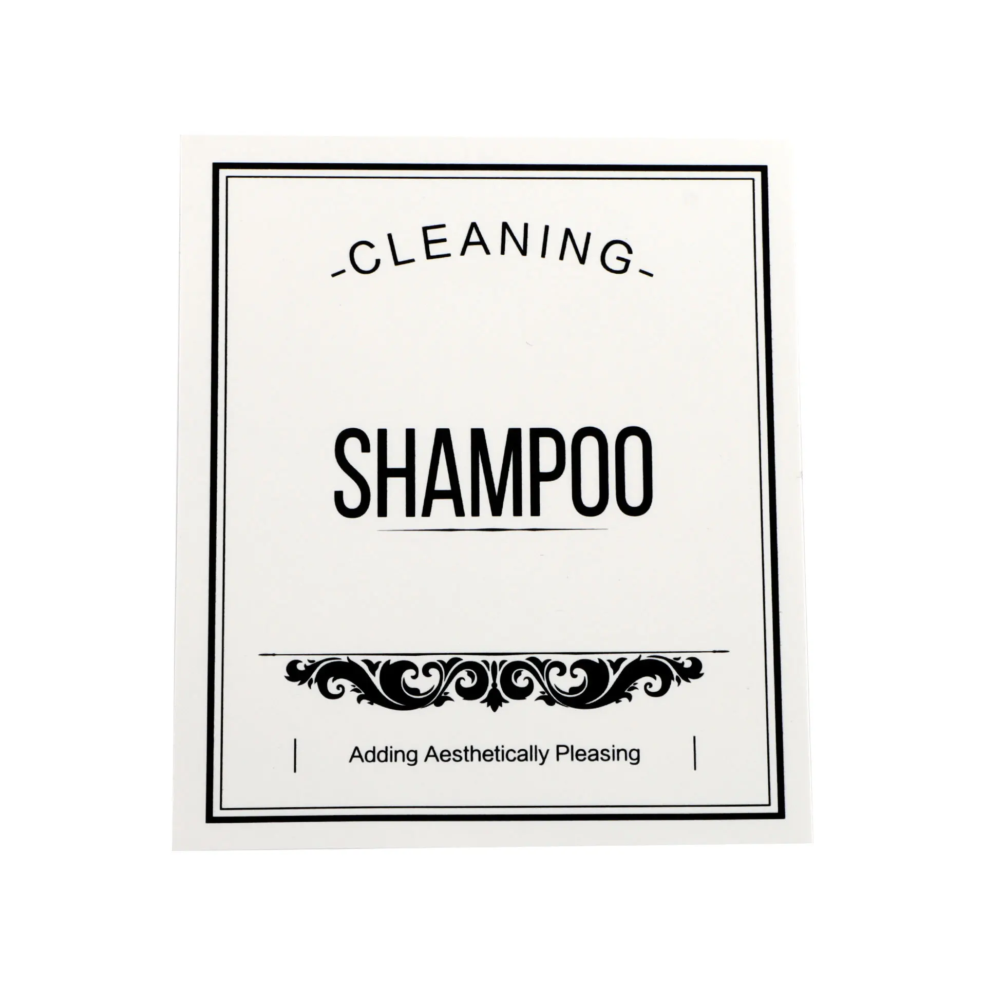 6pcs Rectangular Shower Gel Labels Self-Adhesive Hand Soap Stickers Shampoo Identification Paper Conditioner Waterproof Stickers