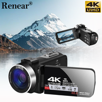 4k Camara Video Profesional  for Youtube Tiktok and Vlog Streaming with16x Digital Zoom Wifi Infrared Night Vision Camcorder