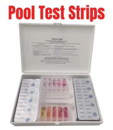 Kit de prueba de agua para piscinas 2 en 1, medidor de pH y nivel con 100 tiras para mantenimiento de piscinas y spas, piezas de equipo