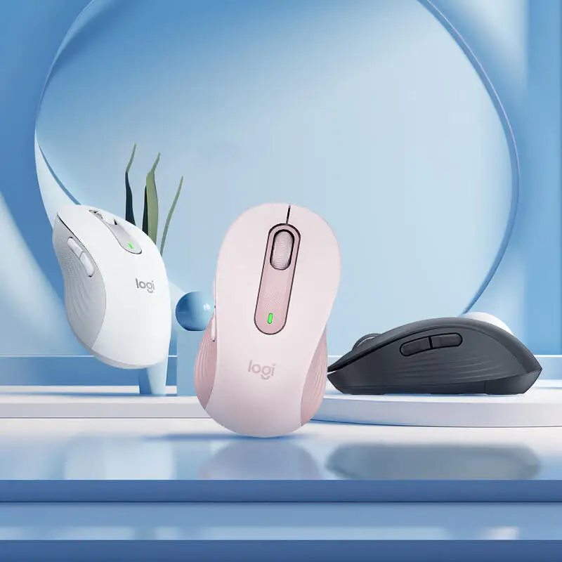 

Беспроводная двухрежимная мышь Logitech M650/M650L, бесшумная Bluetooth, универсальное подключение для офиса