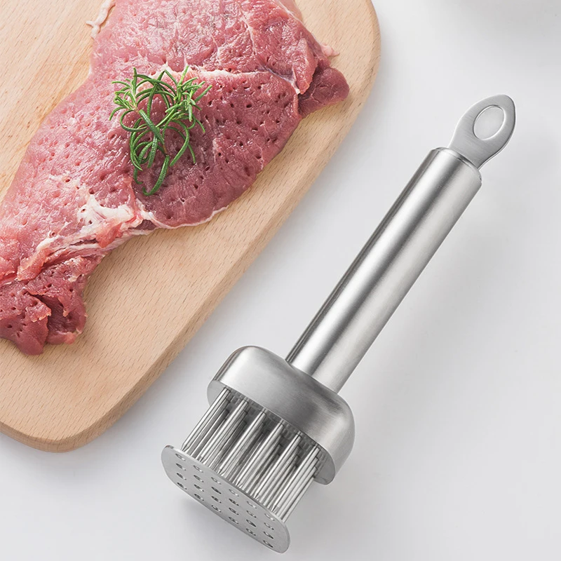 Meat Tenderizer Meat Crusher Stainless Steel Loose Meat Needle Professional Meat Grinder Stainless Steel Machine Needle Portable