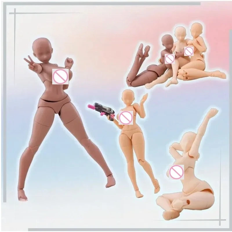 

В НАЛИЧИИ: Оригинальная полноразмерная женская фигурка K-Toys в японском стиле KT02 с текстурой кожи белого/желтого/черного цвета, кукла в масштабе 1/12.