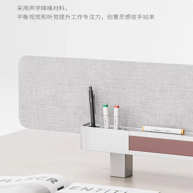 Three or six person open creative workstation office staff desk and chair combination