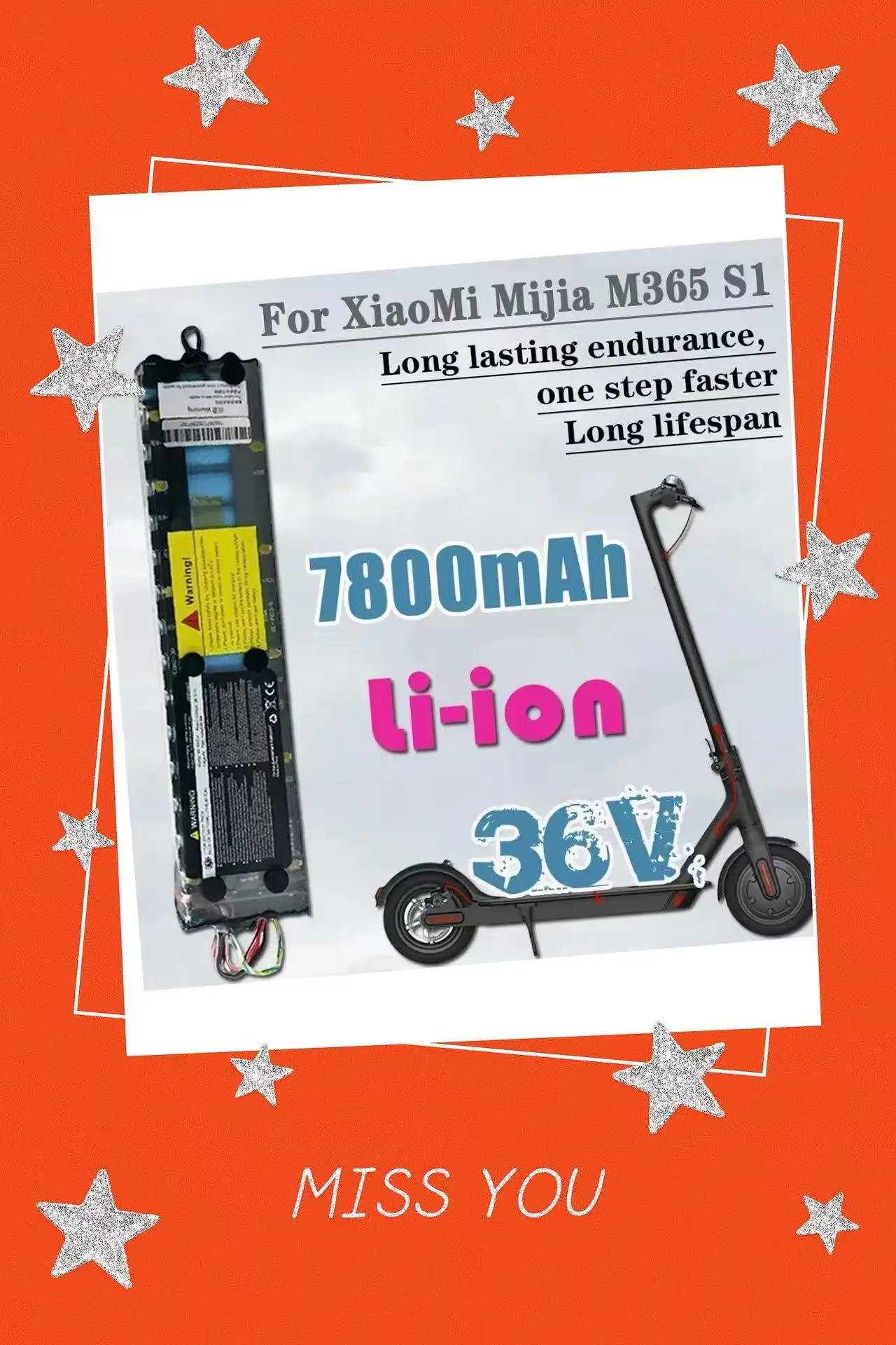 

36V 7800mAh 10S3P Litium Ion 18650 Battery Pack NE1003-H Cell Communication Interface for Xiaomi M365 Electric Scooter