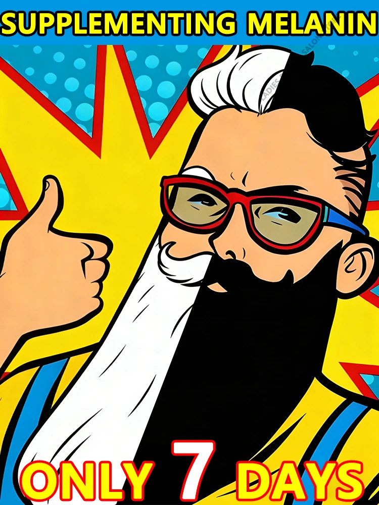 

A liquid serum for hair care that can change hair color from white to black, with fast results.