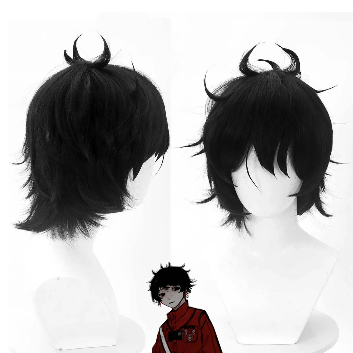 Jogo Sétimo Dia Li Yuting Peruca Cosplay