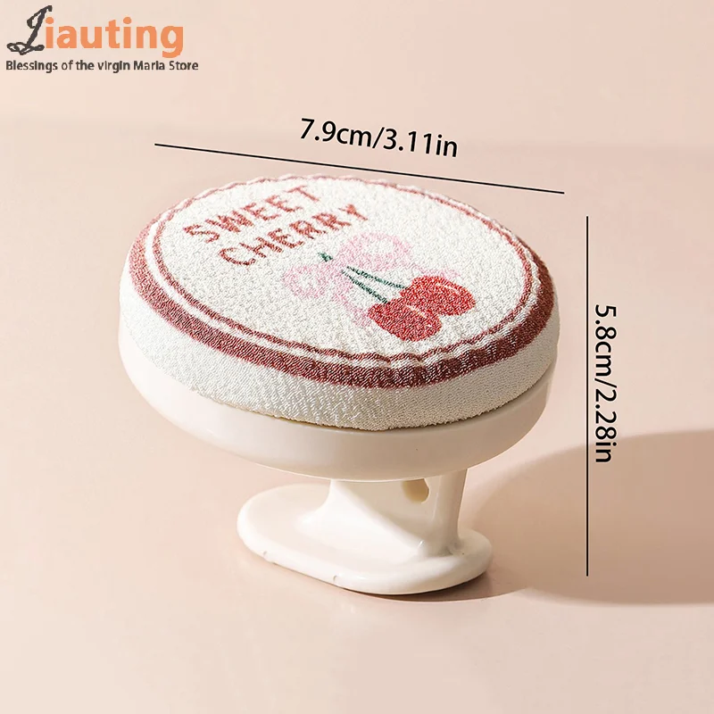 

Back Bath Cloth With Handle For Shower Soft Bristles Body Exfoliating Bath Brush Skin Health Shower Back Scrubber Bath Supplies